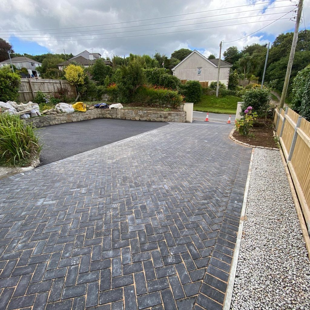 Block Paving & Tarmac Driveway in Falmouth, Cornwall