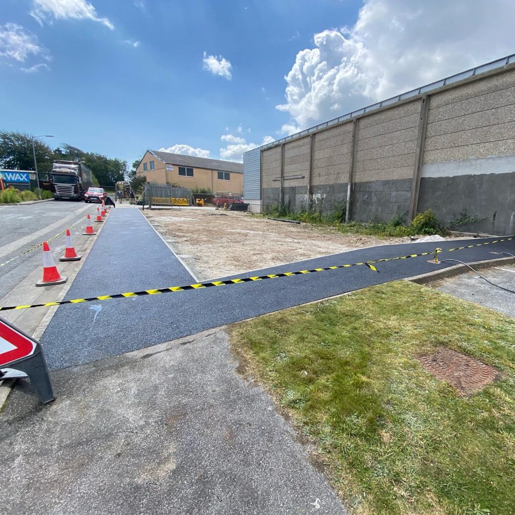 Commercial Footpath in Falmouth, Cornwall